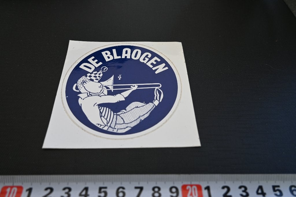 sticker breda carnaval hofkapel DE BLAOGEN, Ophalen, Zo goed als nieuw