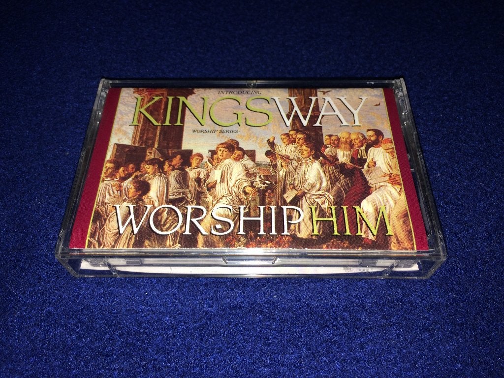 Kingsway ... Worship Him (MC), Cd's en Dvd's, Cassettebandjes, Gebruikt, 1 bandje, Ophalen of Verzenden, Origineel