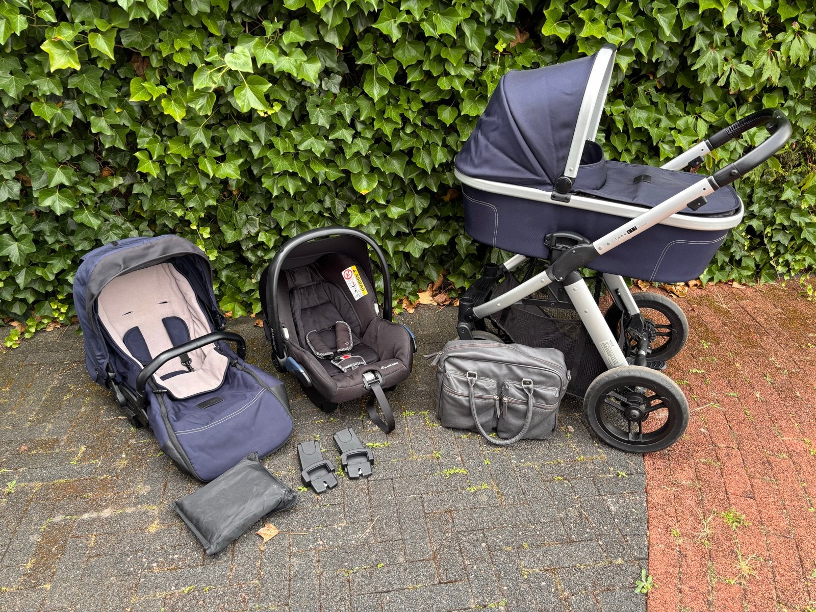 Mutsy Transit 3 in 1 kinderwagen + accessoires, Kinderen en Baby's, Kinderwagens en Combinaties, Ophalen, Gebruikt, Combiwagen