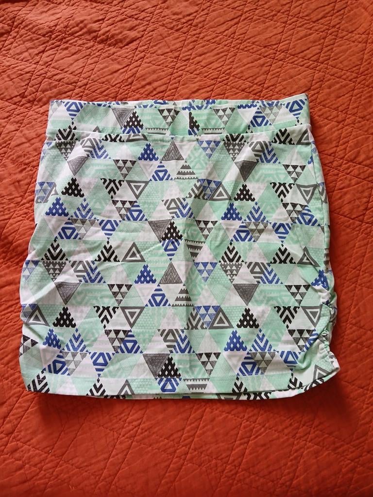 Zomerse mini-rok met geometrische print, maat S, Overige kleuren, Casual Clothing, Ophalen of Verzenden, Zo goed als nieuw