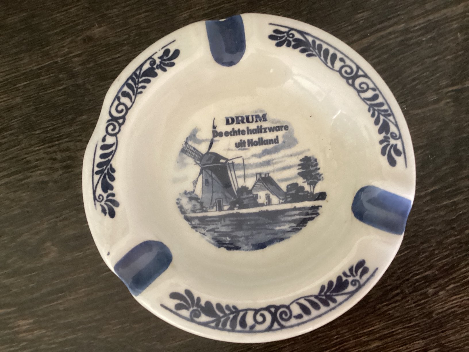 Drum halfzware // delfts blauw diam. 11 cm, Ophalen of Verzenden, Zo goed als nieuw, Overige typen
