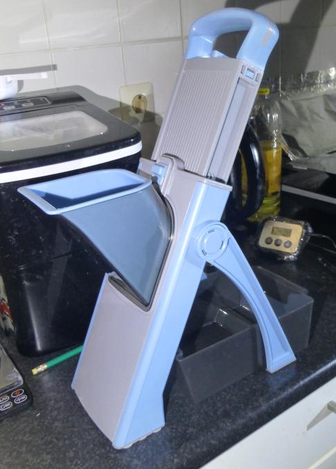 Verstelbare Dikte Handmatige Snijder, Blauw, Ophalen of Verzenden, Zo goed als nieuw, Snijmachine