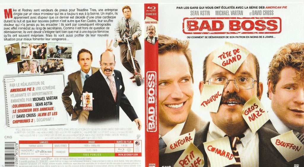 Bad boss blu ray ( engels - frans ), Film, Ophalen of Verzenden, Zo goed als nieuw, Blu-ray