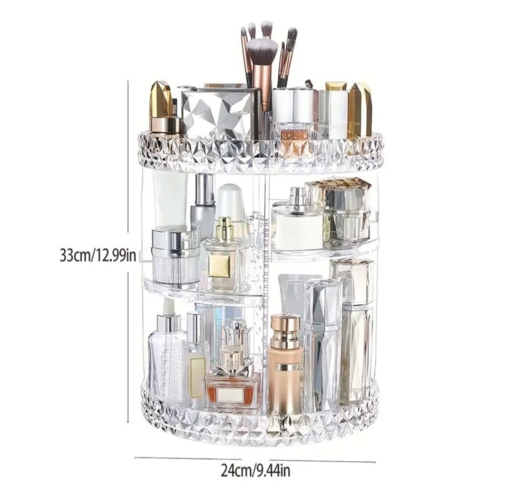 Luxe Make-up Organizer 360 Draaibaar - Acryl Display, Ophalen of Verzenden, Nieuw, Overige kleuren