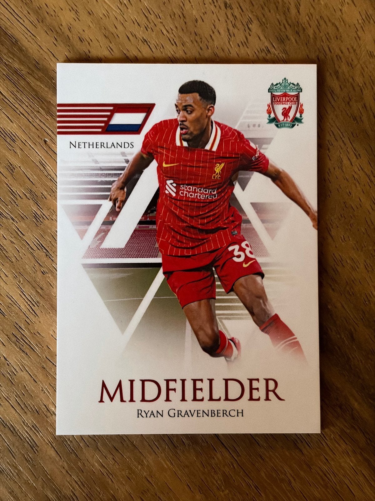 Ryan Gravenberch Liverpool Spelerskaart 15/15, Verzenden, Nieuw, Buitenlandse clubs, Spelerskaart