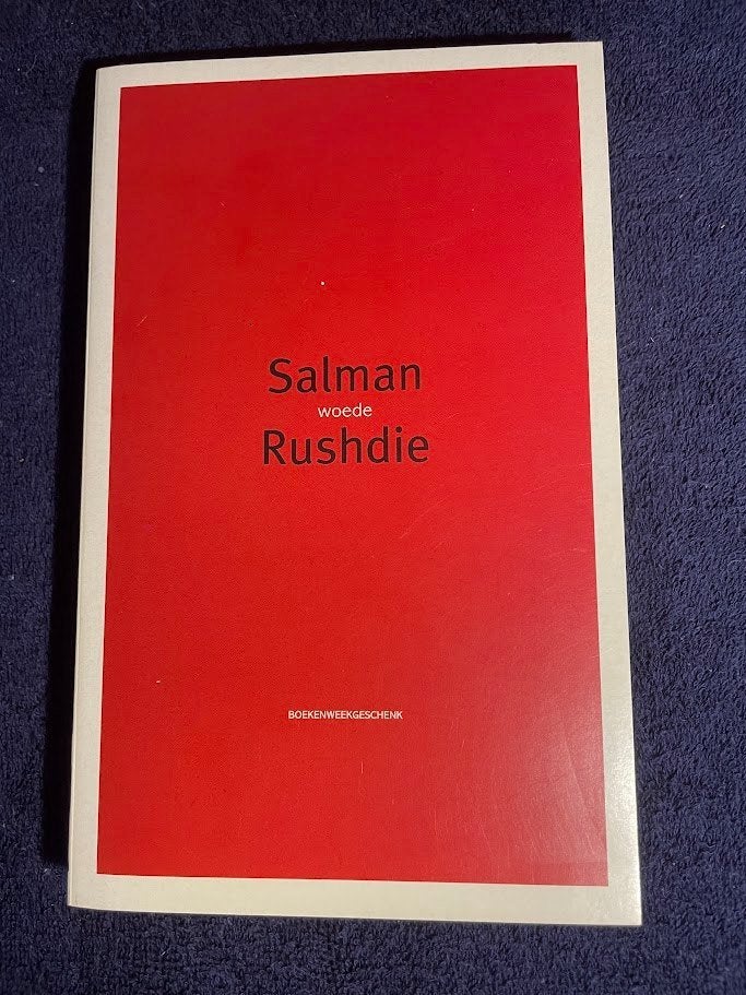 Boekenweekgeschenk 2001: Woede – Salman Rushdie., Boeken, Ophalen of Verzenden, Gelezen, Salman Rushdie.