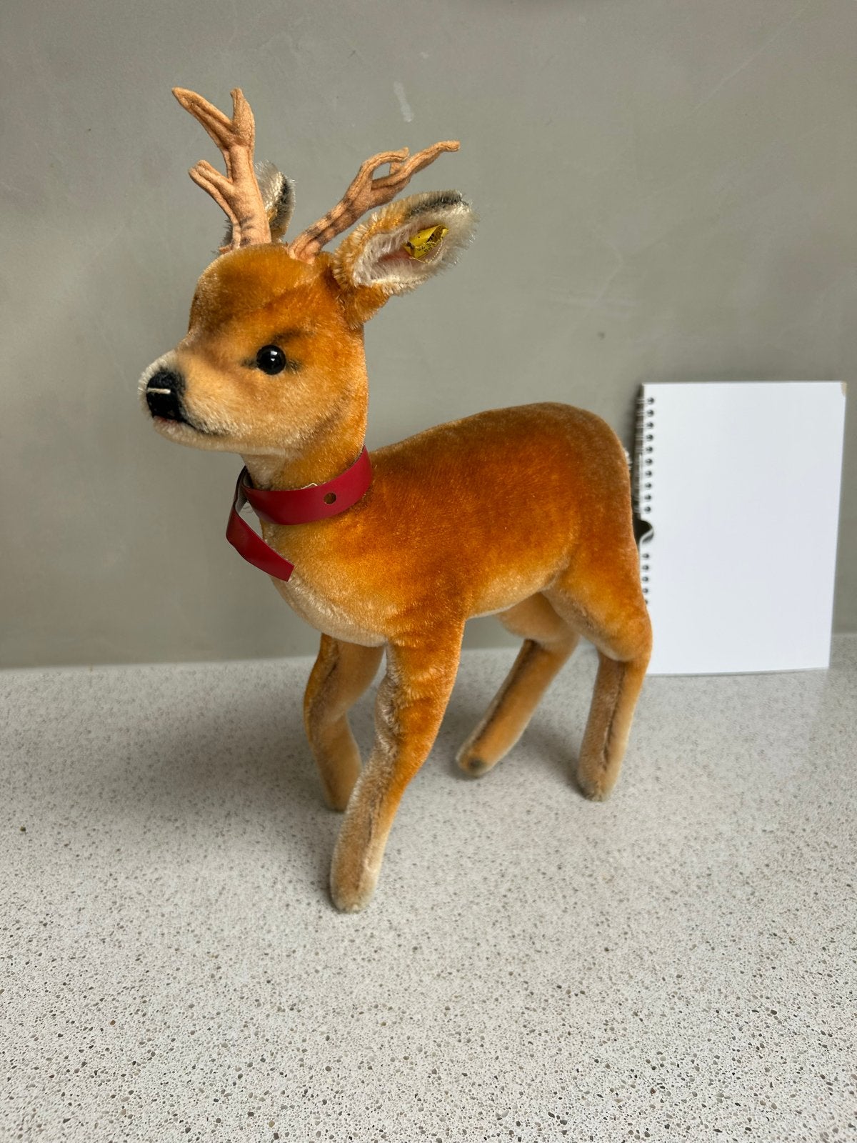 Steiff Hert - Vintage Knuffel met Origineel Label, Overige merken, Overige typen, Ophalen of Verzenden, Middelgroot (20 tot 80 cm)
