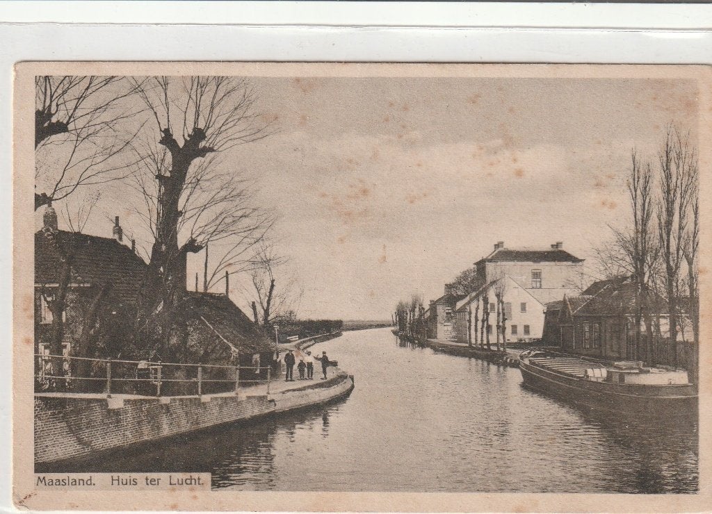 Maasland, Verzenden, Voor 1920, Gelopen, Zuid-Holland