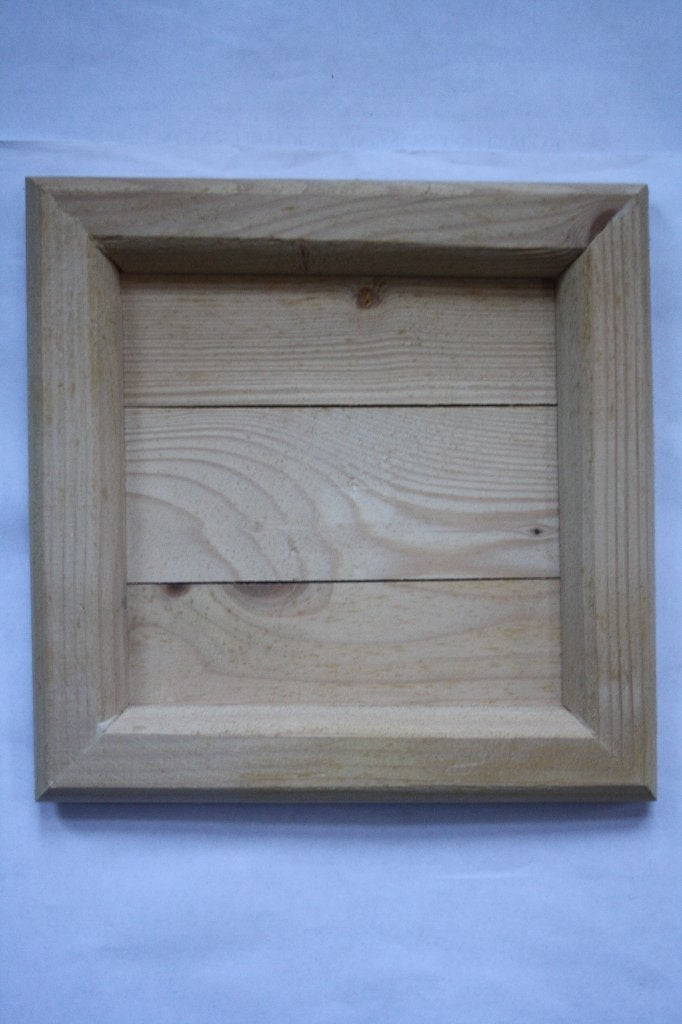 Houten flat 21x21cm, Ophalen of Verzenden, Nieuw, Hout, Knutselmateriaal