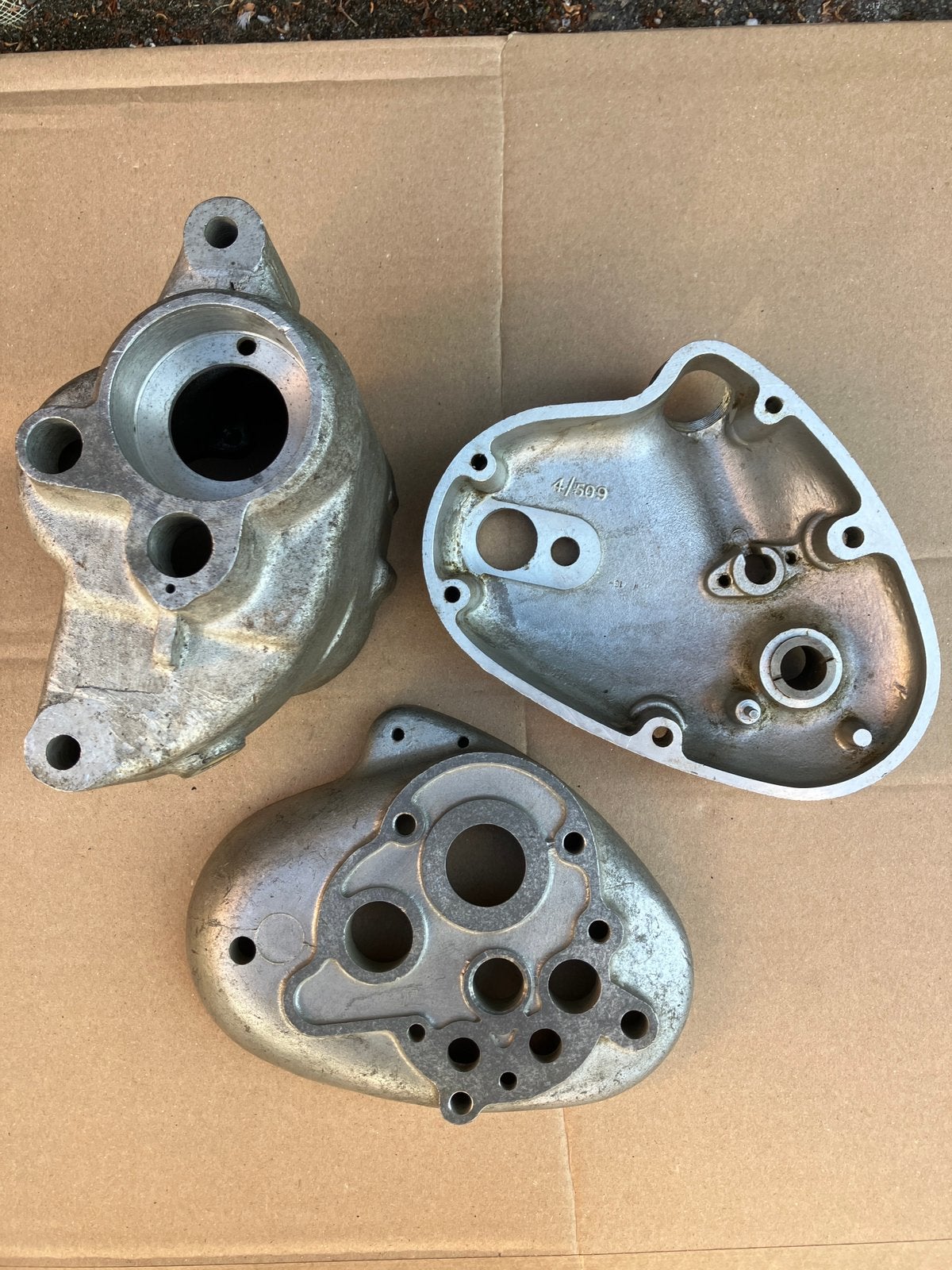 AJS Matchless Burman CP NOS versnellingsbak carters, Motoren, Ophalen of Verzenden, Nieuw