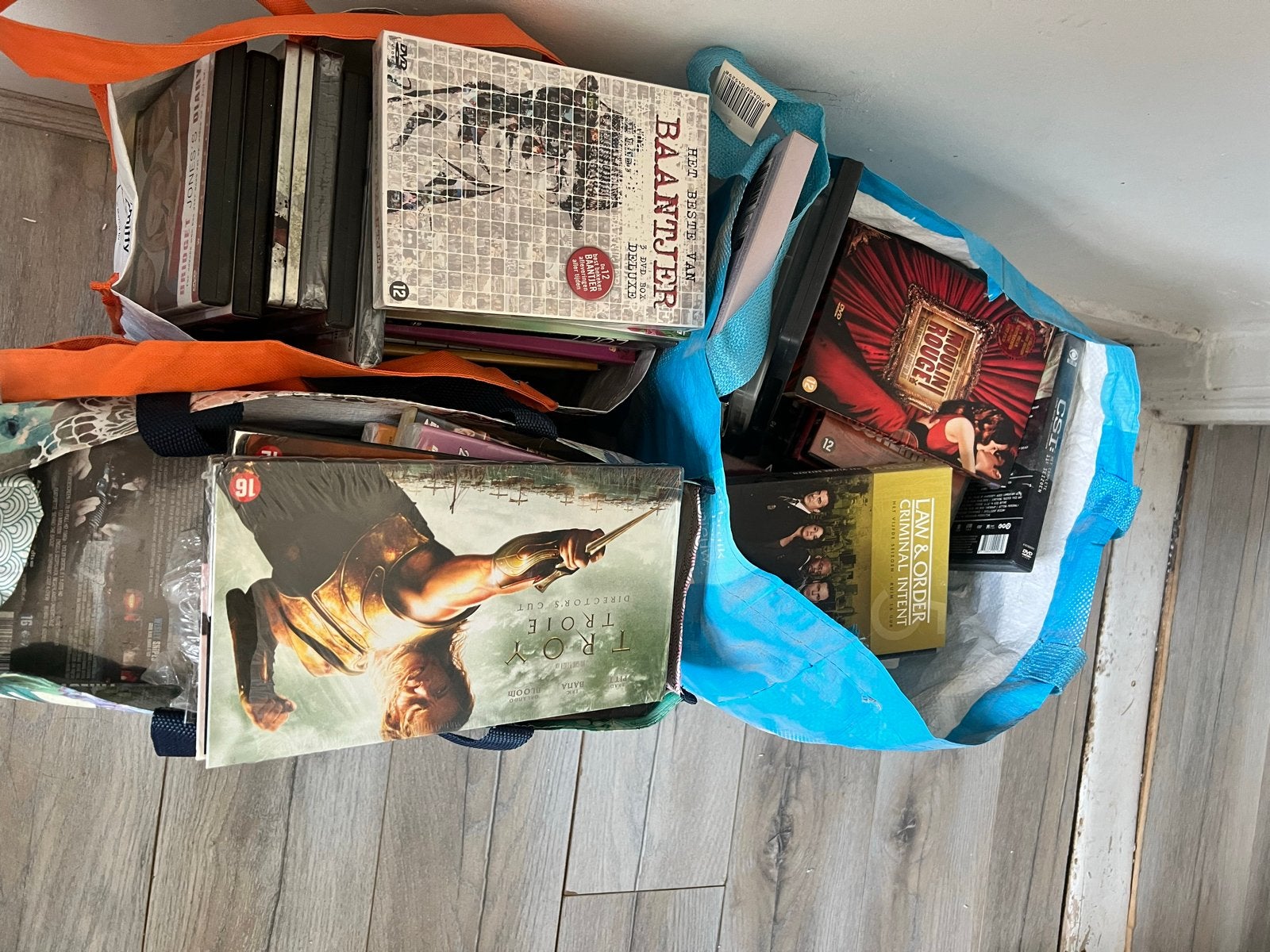 Grote collectie diverse films op DVD (o.a. Baantjer, Troy), Cd's en Dvd's, Dvd's | Overige Dvd's, Ophalen, Vanaf 16 jaar, Nederlands