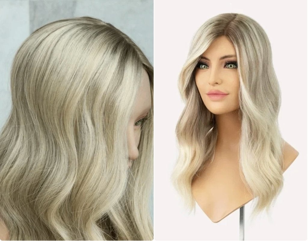 Haar topper human hair pruik extensions, Ophalen, Nieuw, Pruik of Haarverlenging