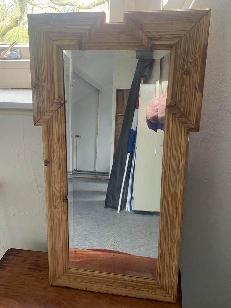 Spiegel, Huis en Inrichting, Woonaccessoires | Spiegels, Ophalen, Gebruikt, Minder dan 100 cm, Rechthoekig