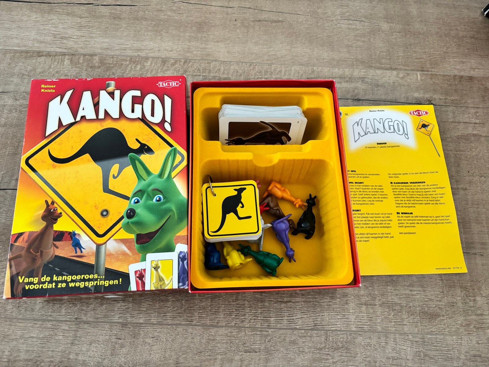 Kango! Bordspel - Vang de kangoeroes!, Hobby en Vrije tijd, Drie of vier spelers, Ophalen of Verzenden, Zo goed als nieuw