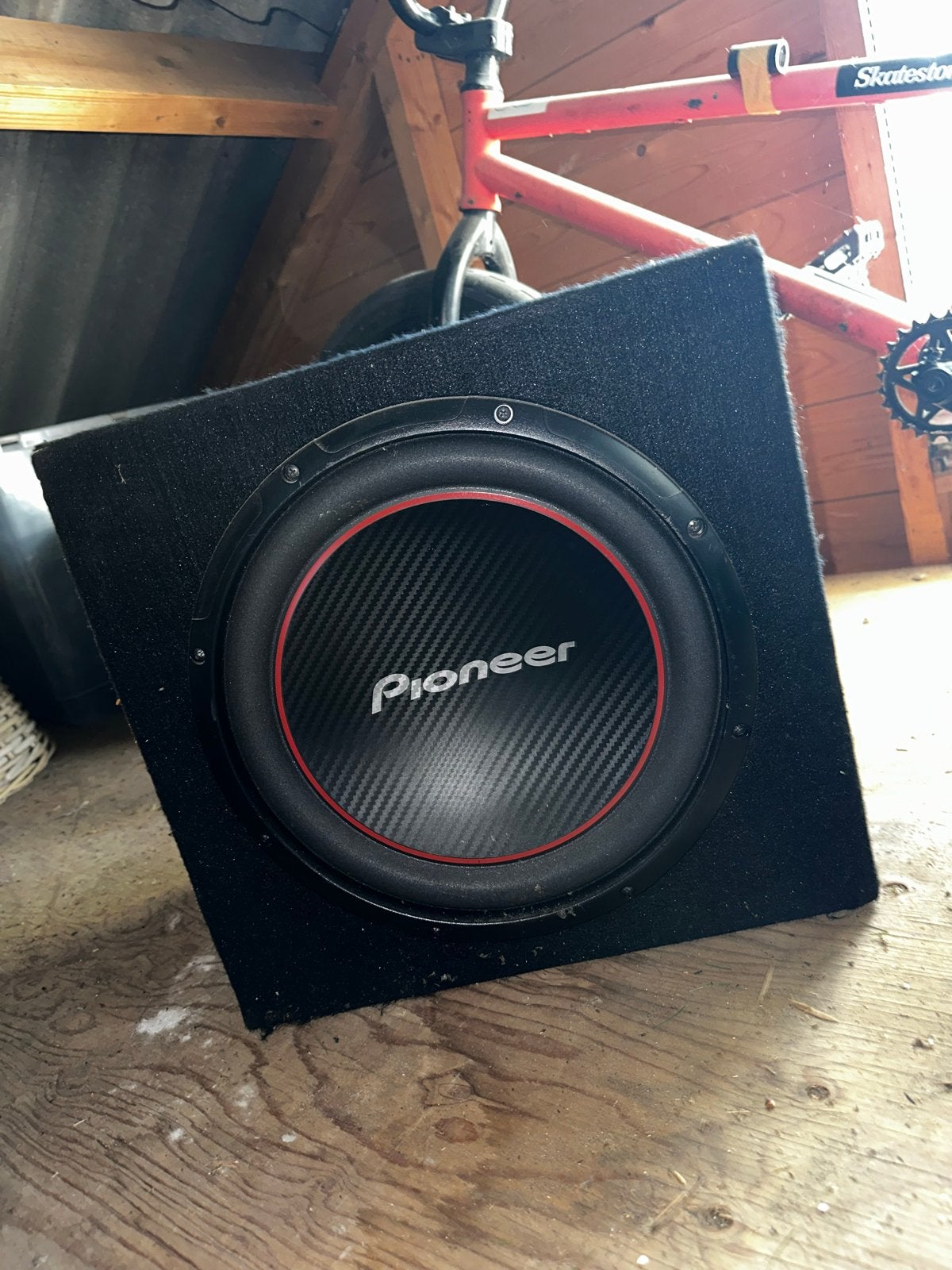 Pioneer Subwoofer! + versterker!, Auto diversen, Autoradio's, Ophalen, Gebruikt