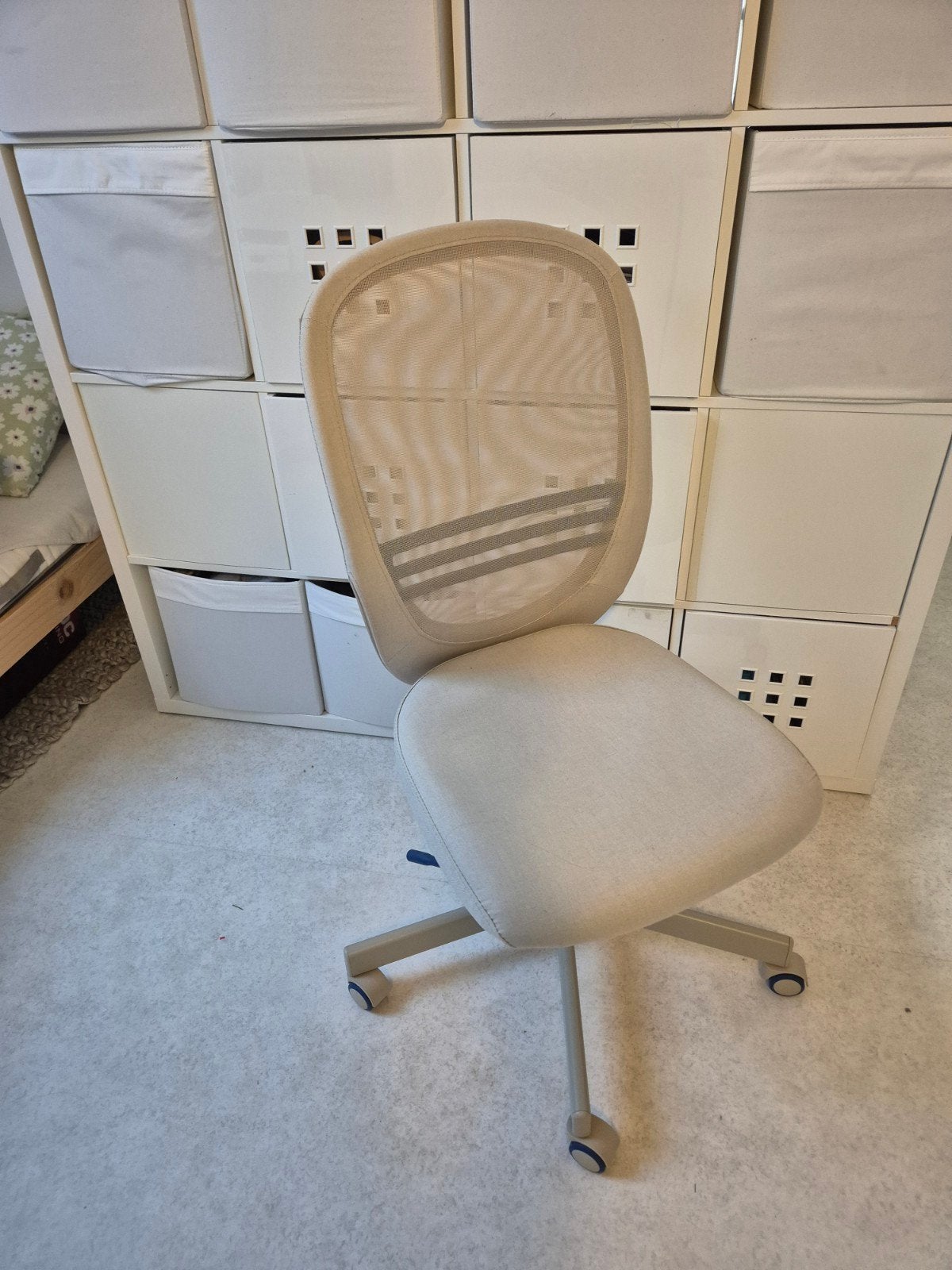 IKEA FLINTAN bureaustoel - Beige, zo goed als nieuw, Huis en Inrichting, Bureaustoelen, Ophalen, Beige, Zo goed als nieuw, Bureaustoel