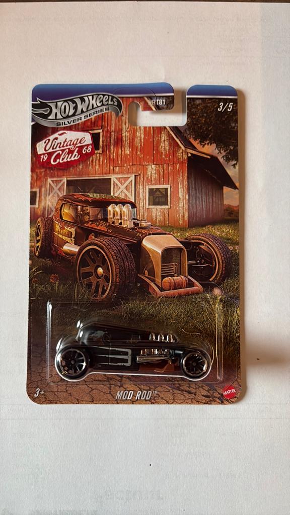 Hot Wheels Silver Series Vintage 19 Club '68 Mod Rod Nieuw