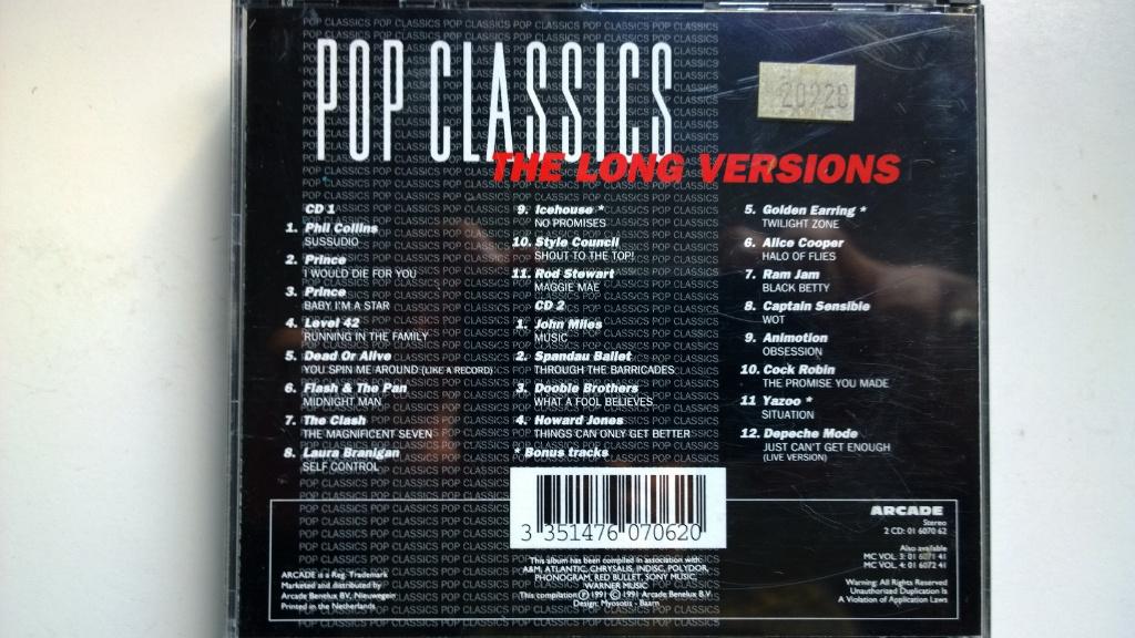 Pop Classics The Long Versions Deel 2, Ophalen of Verzenden, Zo goed als nieuw, Pop