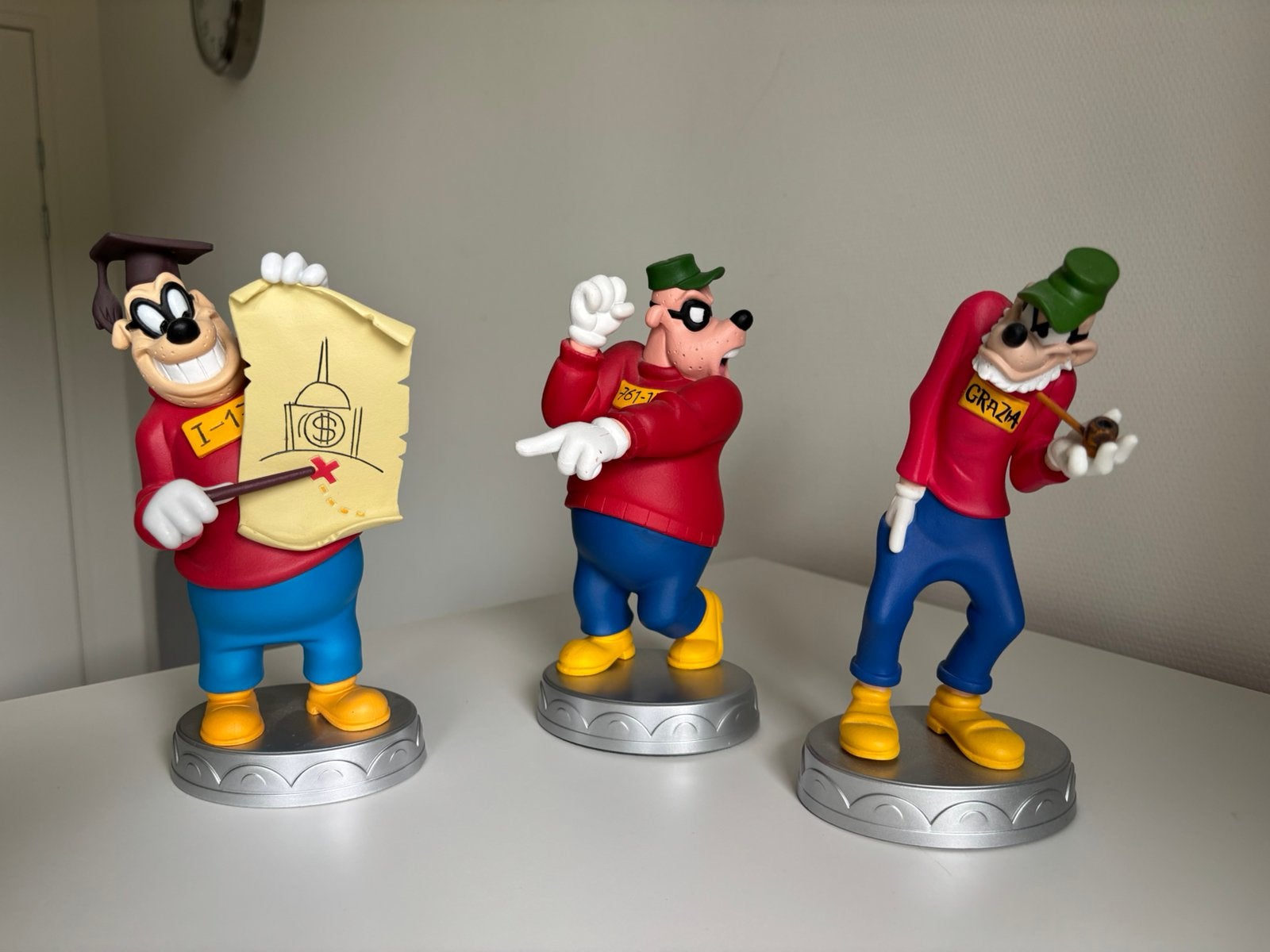 De zware jongens originele beelden Disney, Ophalen of Verzenden, Donald Duck, Zo goed als nieuw, Beeldje of Figuurtje
