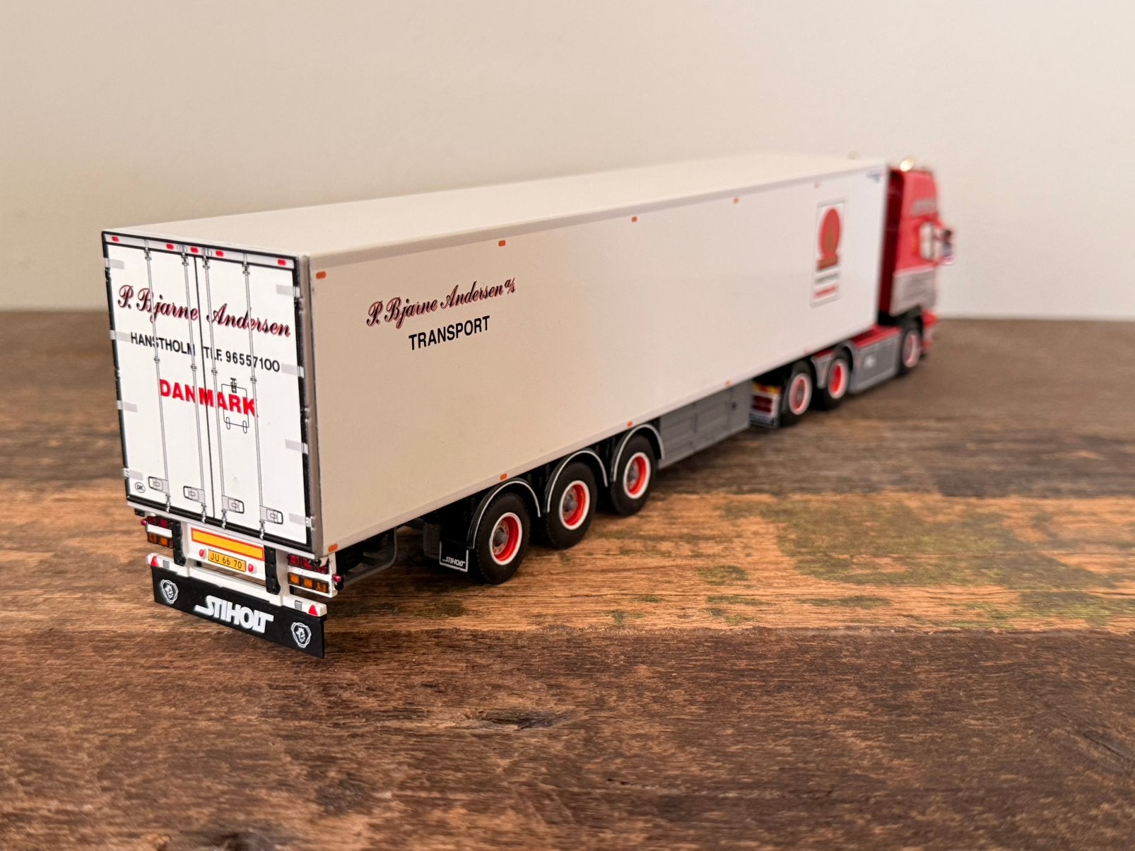 WSI - Scania 4 Serie P. Bjarne Andersen PBA, Ophalen of Verzenden, Zo goed als nieuw, Bus of Vrachtwagen, Wsi