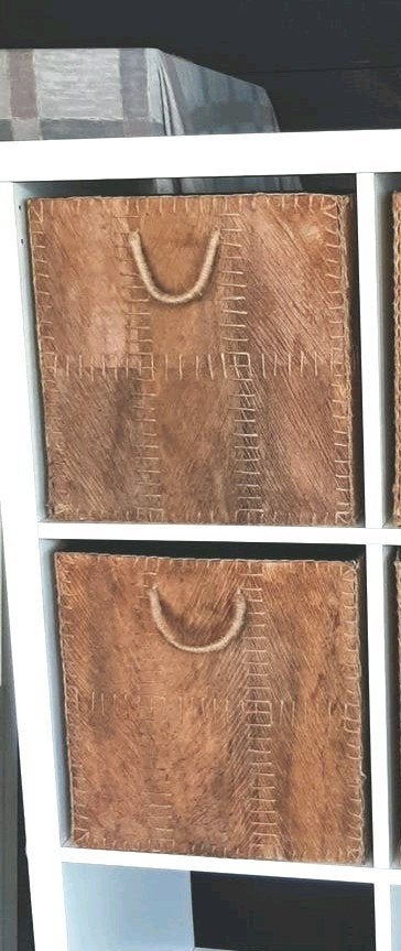 2 kottebo manden voor ikea kallax Vakkenkast, Ophalen, Gebruikt, Riet