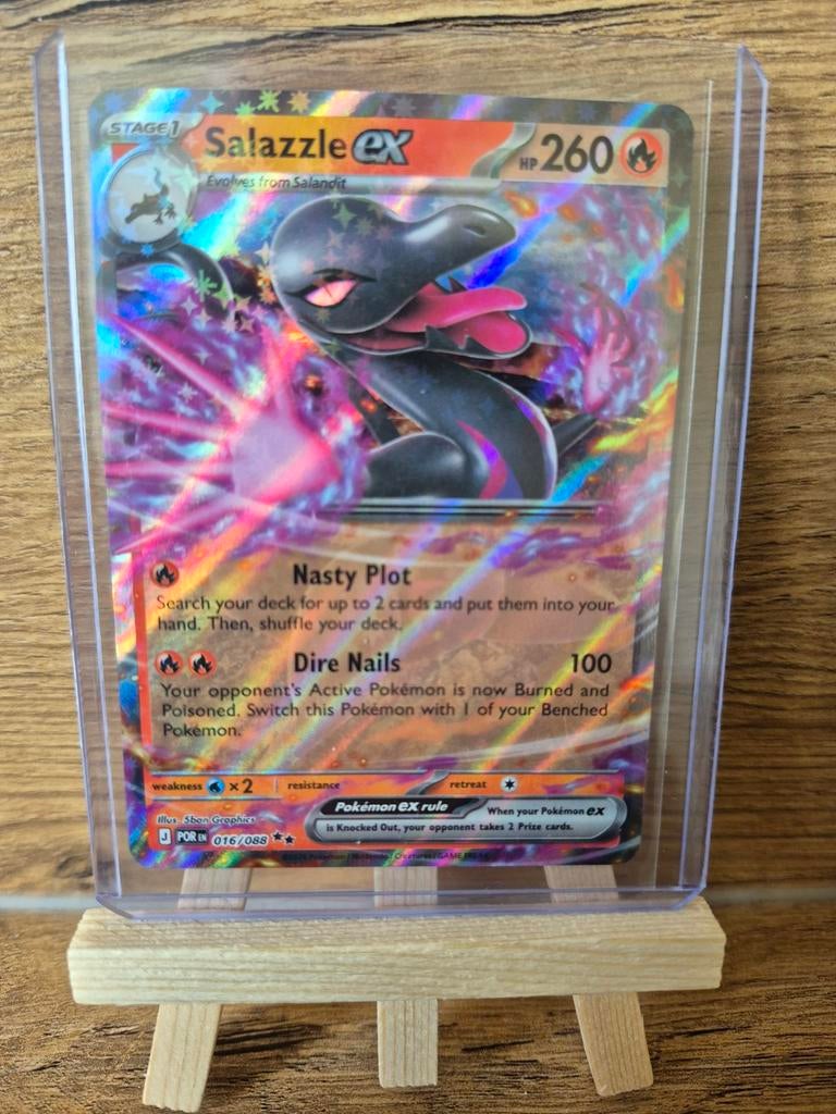 Salazzle EX Pokémon Kaart - Perfect Order 016/088, Ophalen of Verzenden, Zo goed als nieuw