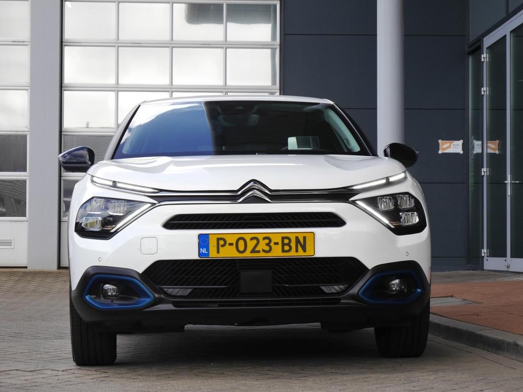 Citroen Ë-C4 Shine 50 kWh |SOH waarde 94.5% | Head up displ, Auto's, Citroën, 136 pk, Gebruikt, 357 km, Leder en Stof