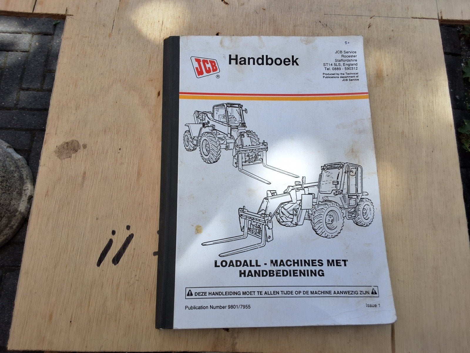 JCB Handboek jaren 80/90, Ophalen of Verzenden