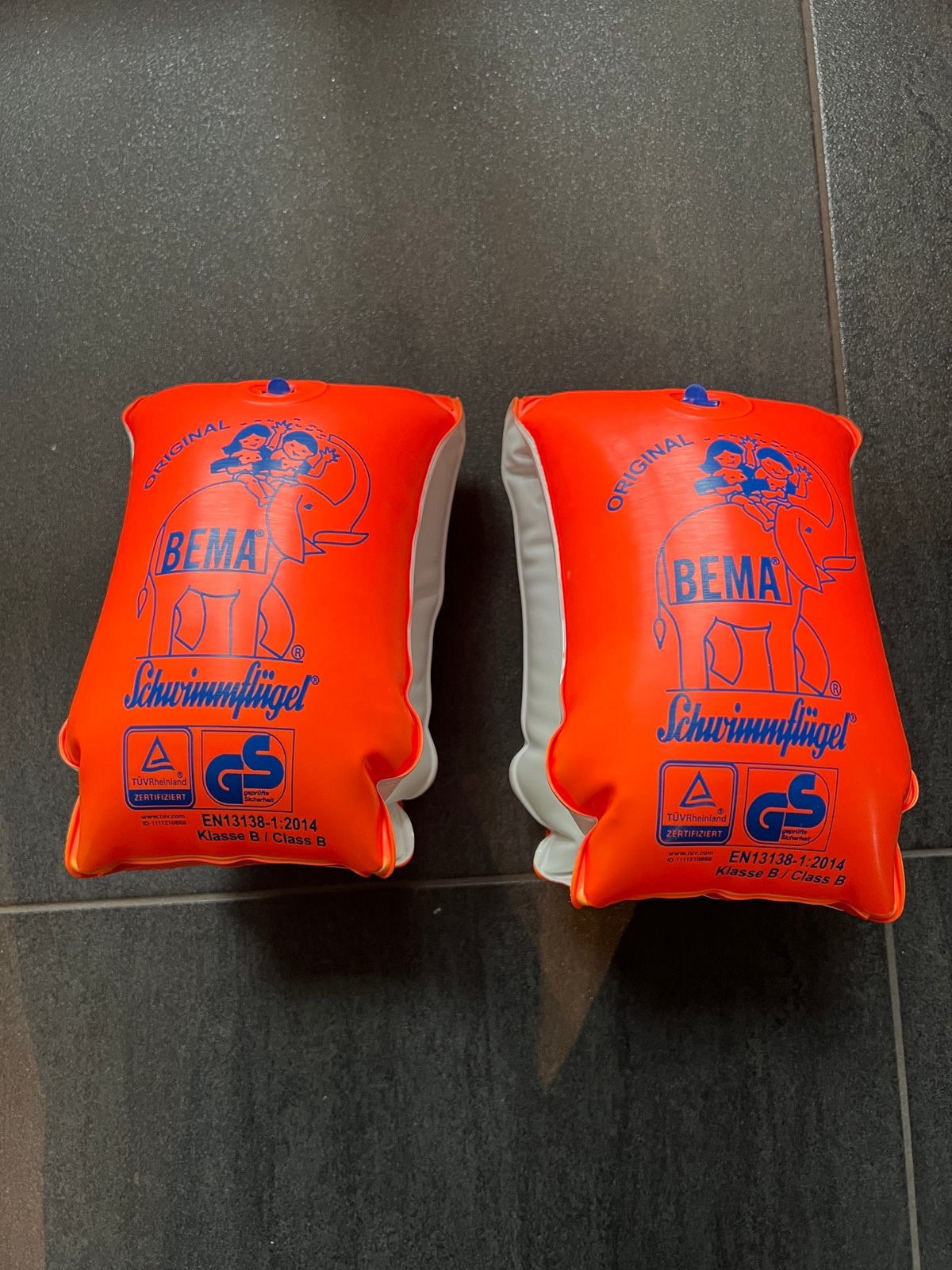 BEMA Zwemvleugels - Oranje, Ophalen of Verzenden, Gebruikt