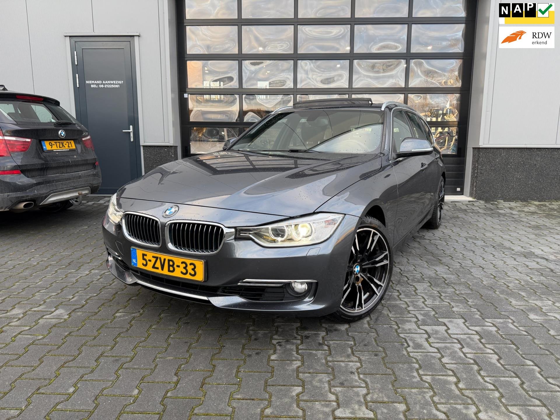 BMW 3-serie Touring 328i High Executive Panoramadak sportsto, Auto's, Automaat, Gebruikt, 4 cilinders, Automatische klimaatregeling