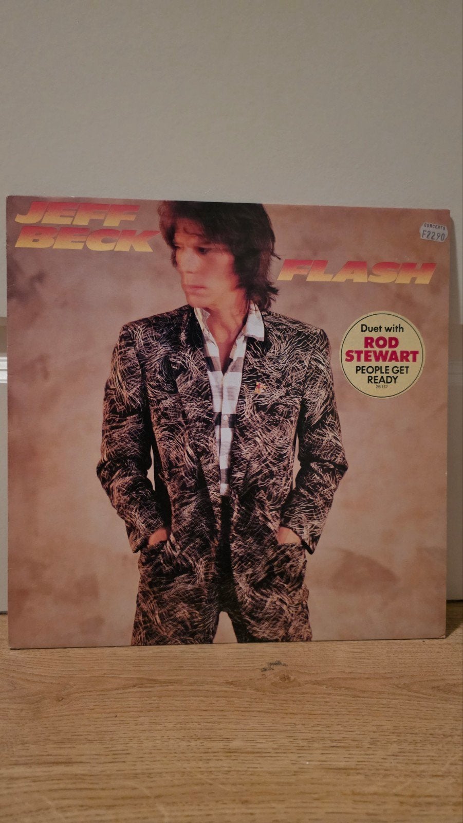 Jeff Beck - Flash LP (1985) met Rod Stewart, LP, Gebruikt, Ophalen of Verzenden, Classic Rock