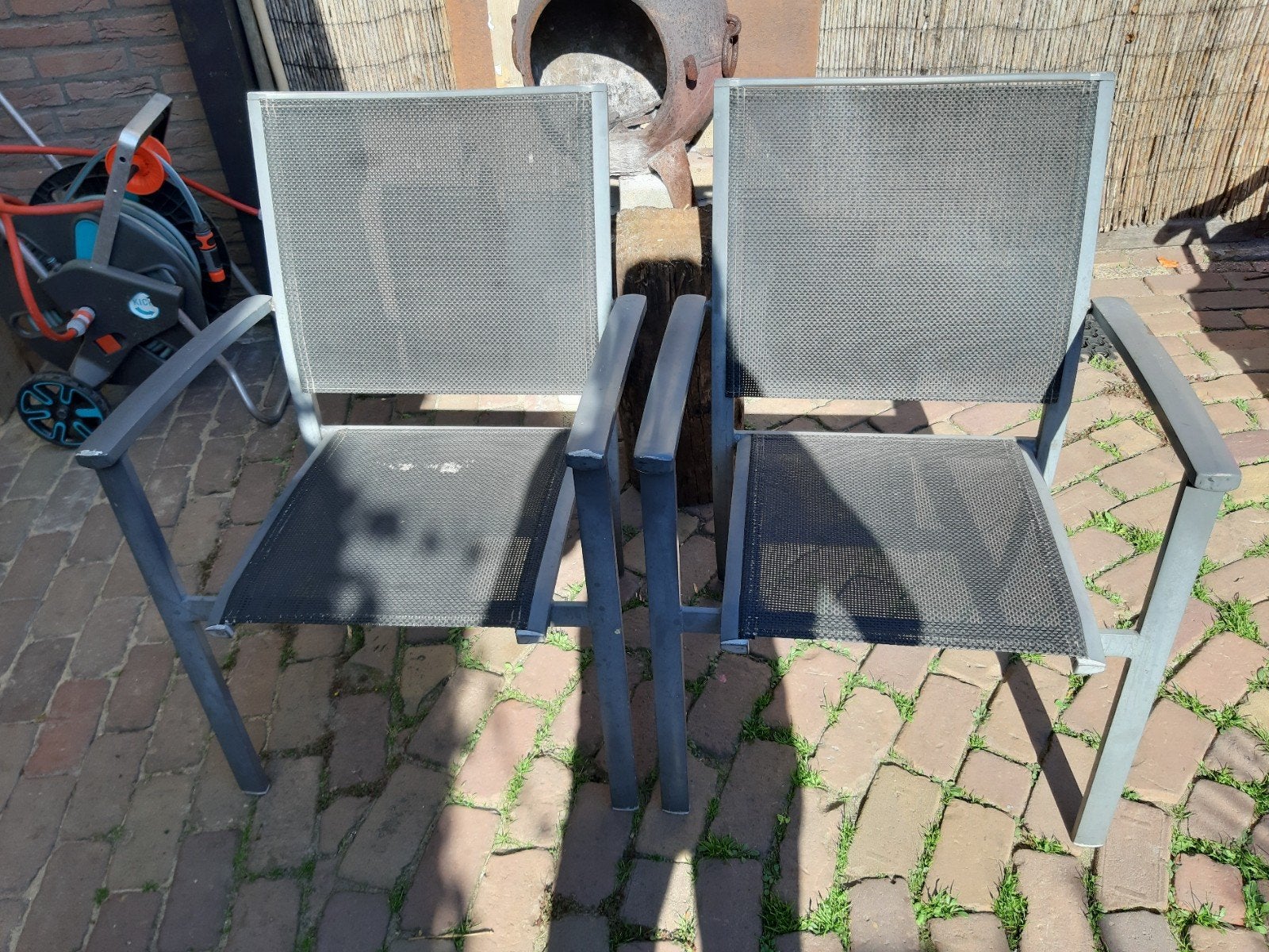 tuinstoelen, Ophalen, Gebruikt