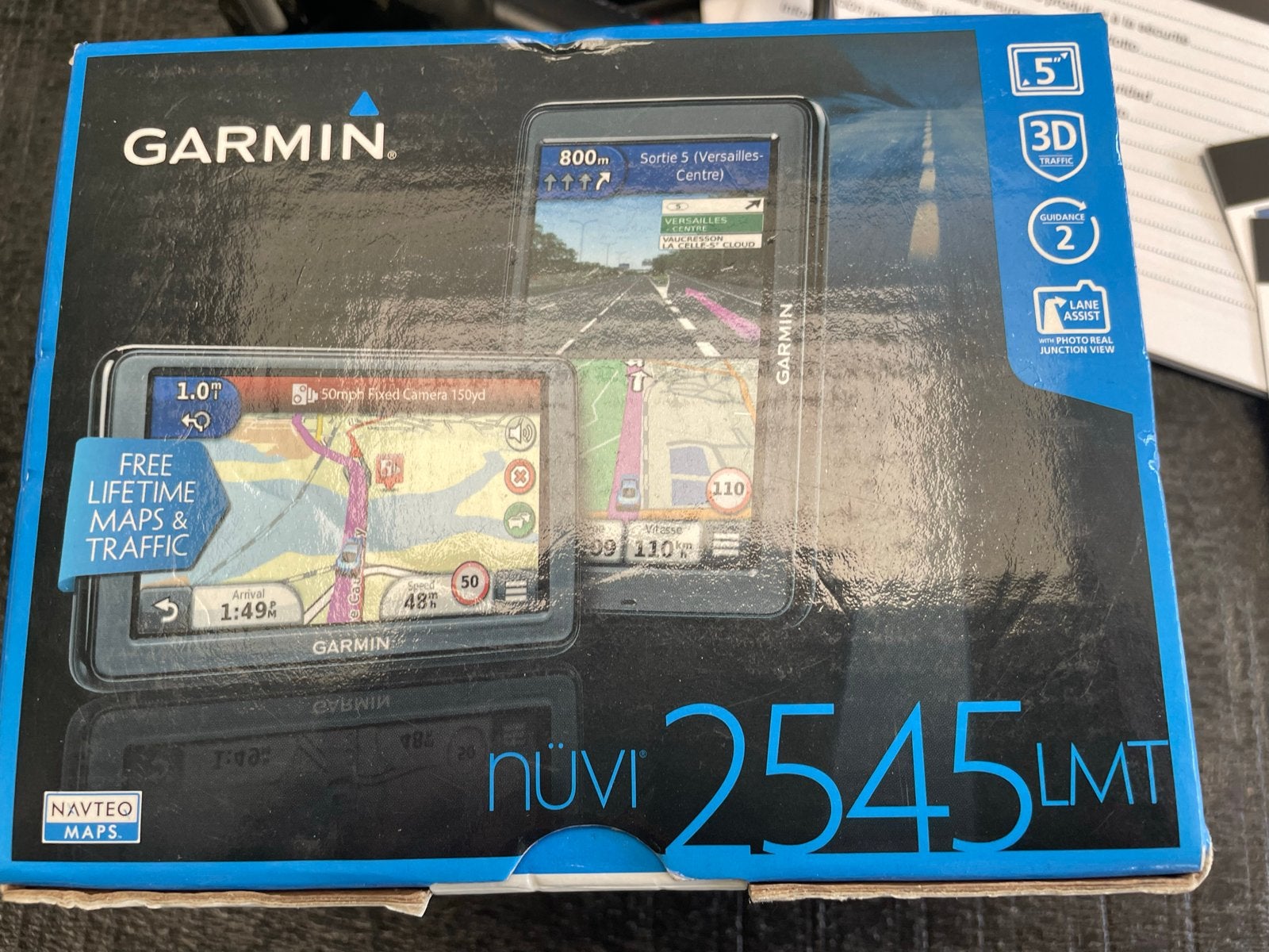 Garmin nüvi 2545LMT Navigatiesysteem met Lifetime Maps, Ophalen of Verzenden, Zo goed als nieuw