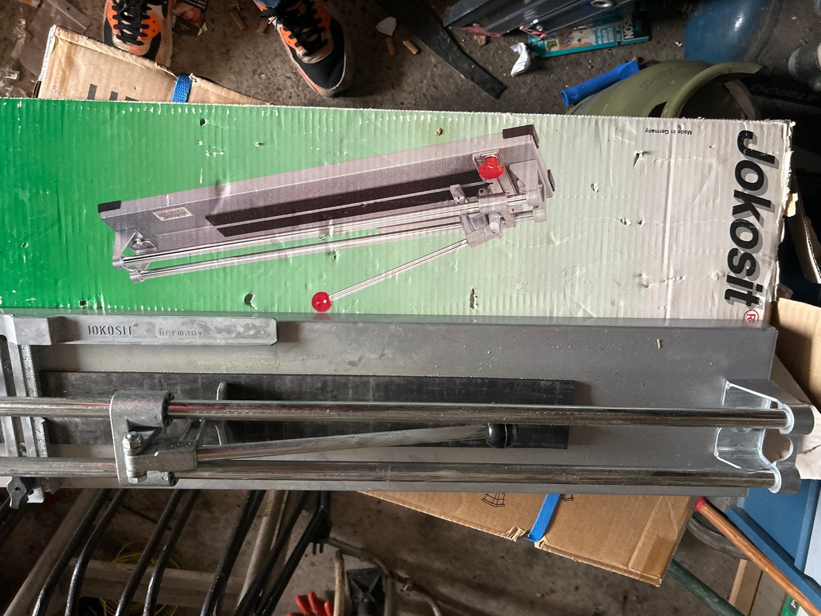 Jokosit Tegelsnijmachine - Max. 600 mm, Doe-het-zelf en Verbouw, Gereedschap | Handgereedschap, Ophalen, Gebruikt, Snijgereedschap