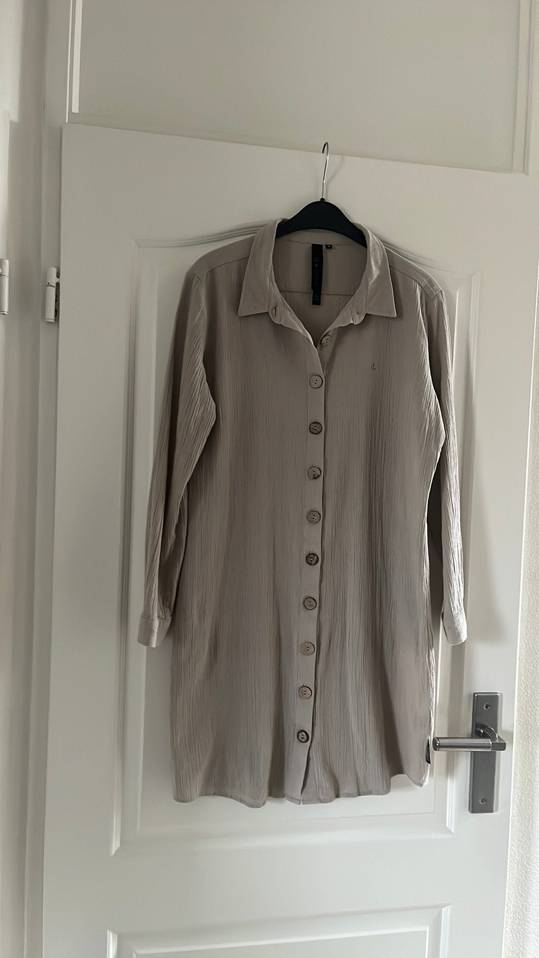 Lange blouse J M’appelle M valt als L taupe, Kleding | Dames, Blouses en Tunieken, Ophalen of Verzenden, Nieuw, Maat 42/44 (L)