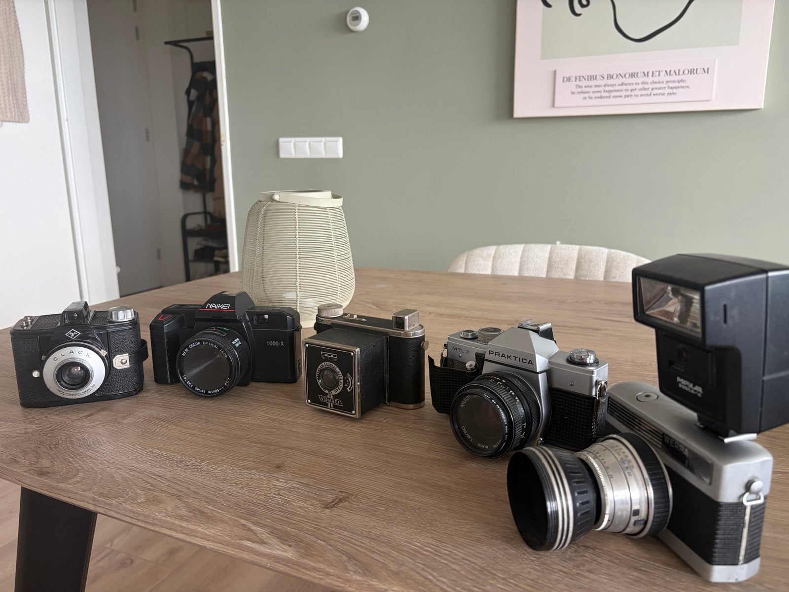 Vintage Camera’s : Naikei, Werra, Praktica, Agfa, Venaret, Ophalen, Gebruikt, Spiegelreflex, Overige Merken