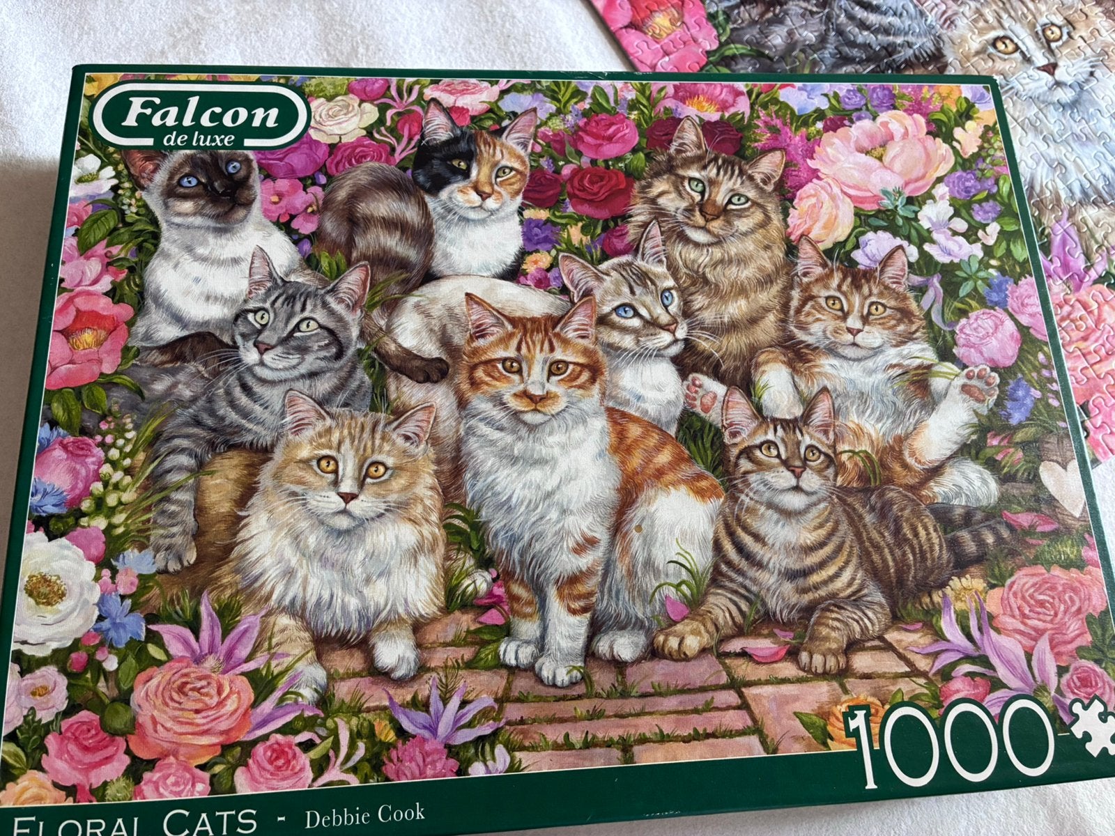 Floral Cats, Ophalen of Verzenden, 500 t/m 1500 stukjes, Zo goed als nieuw