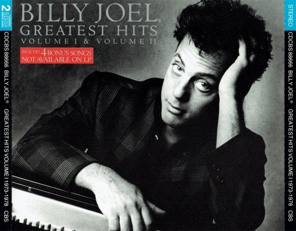 dubbel C.D. (1985) Billy Joel - Greatest Hits vol. I + II, Pop, Inclusief doosje, Ophalen of Verzenden, Zo goed als nieuw