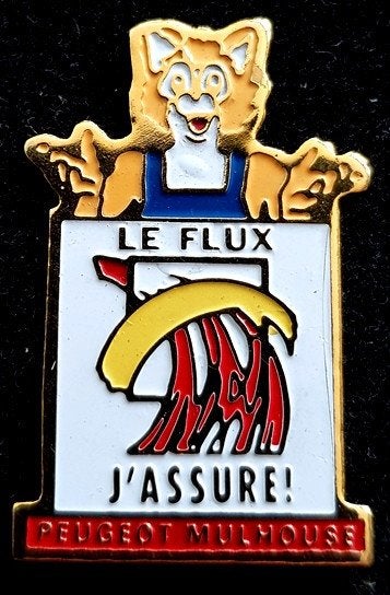 Peugeot Mulhouse- Le Flux pin, Verzenden, Nieuw, Transport, Speldje of Pin