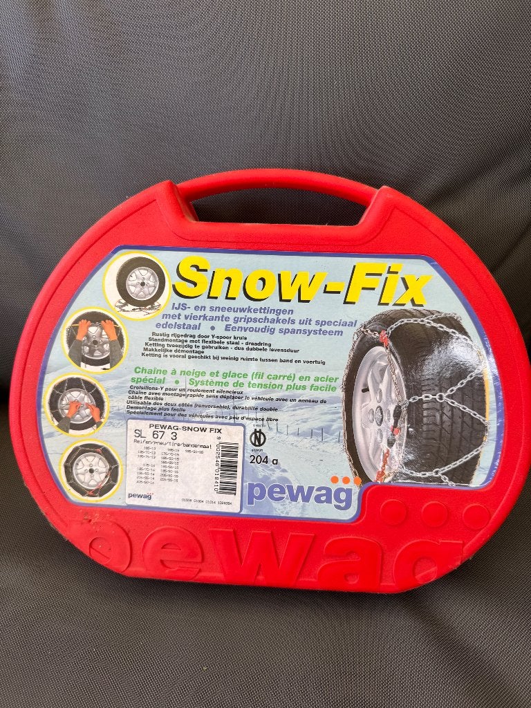 Nieuwe Pewag Snow-Fix SL 67.3 sneeuwkettingen – ongebruikt, Auto diversen, Ophalen, Nieuw