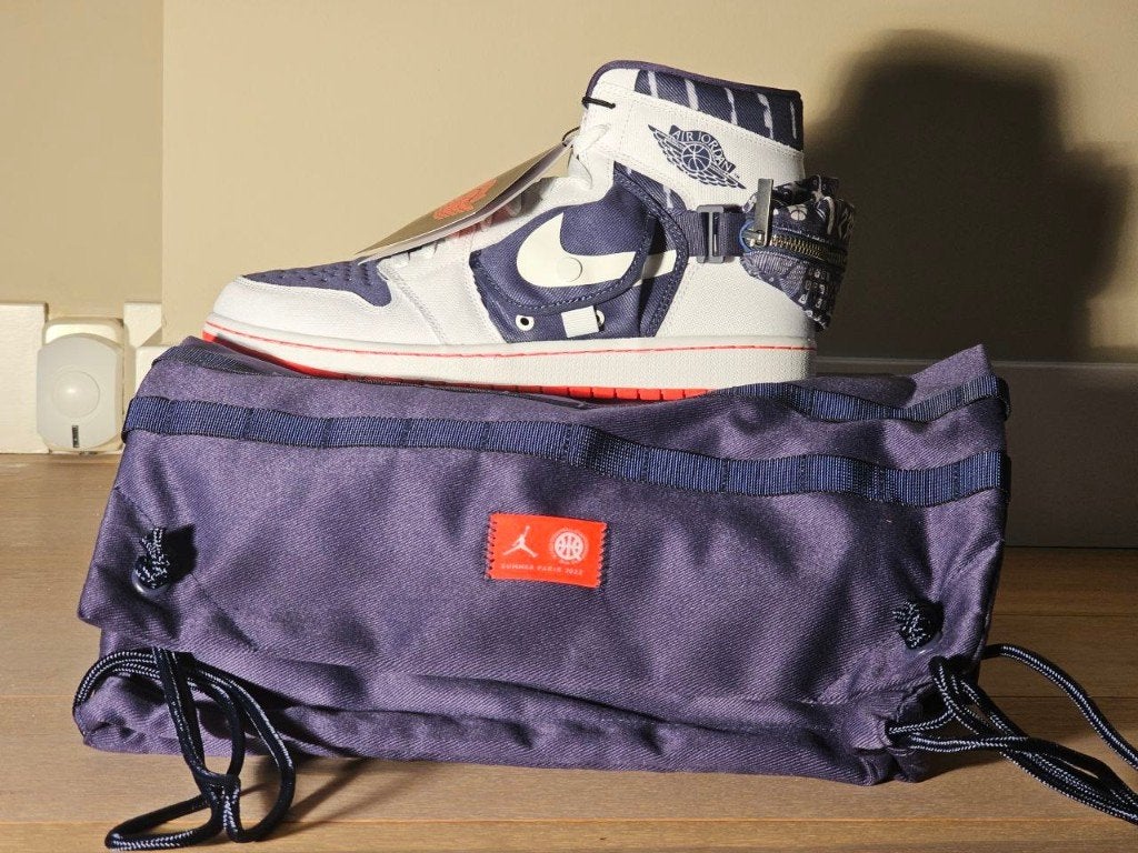 Nike Air Jordan 1 Utility Stash Quai 54 (US 11 - EU 45), Ophalen, Overige kleuren, Nieuw, Sneakers of Gympen