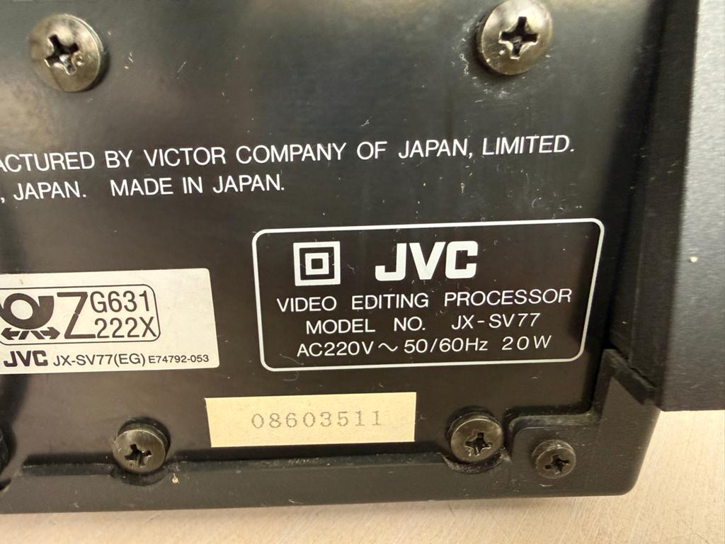 JVC JX-SV77 Video Editing Processor - Vintage, Audio, Tv en Foto, Professionele Audio-, Tv- en Video-apparatuur, Ophalen, Gebruikt