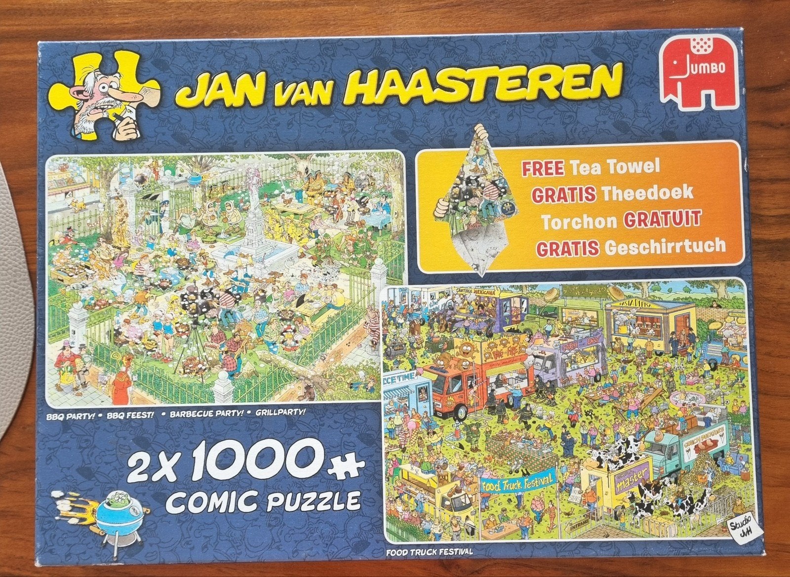 2 Jan van Haasteren puzzels, Ophalen, 500 t/m 1500 stukjes, Zo goed als nieuw
