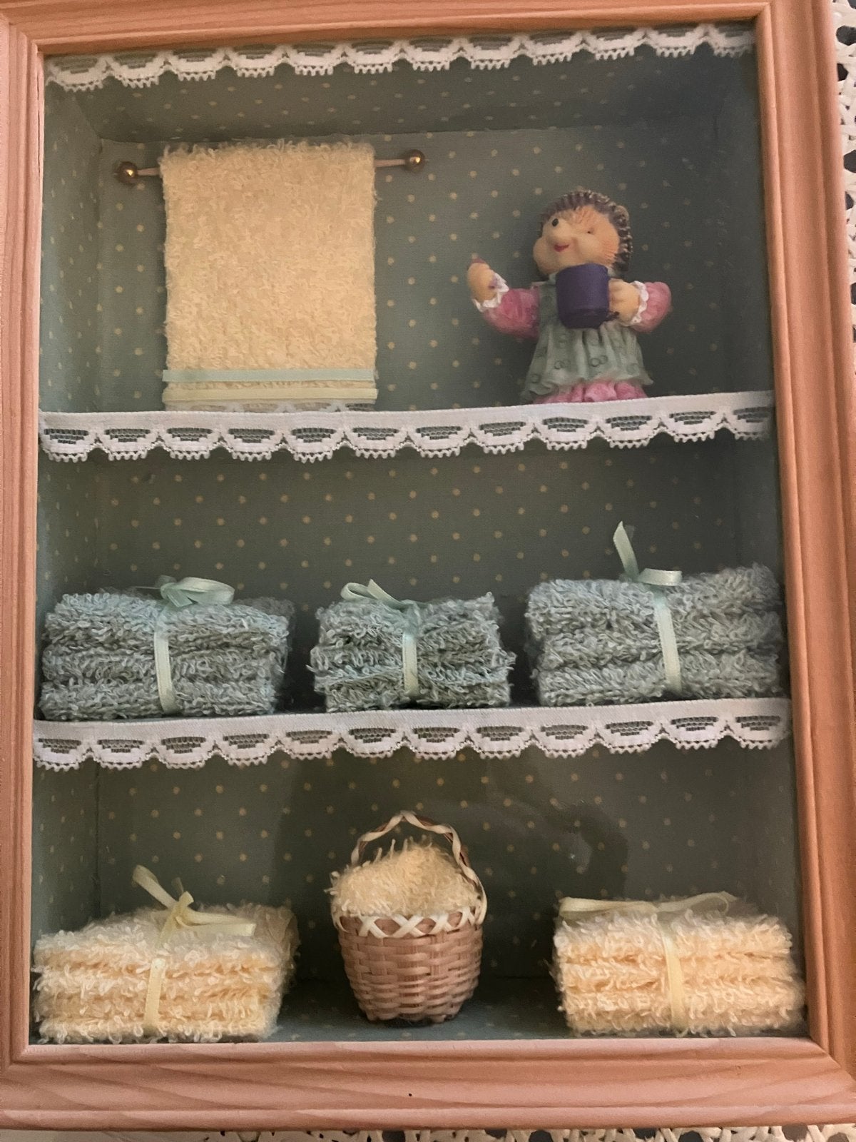 Decoratieve kadertje handgemaakt, Ophalen of Verzenden, Gebruikt