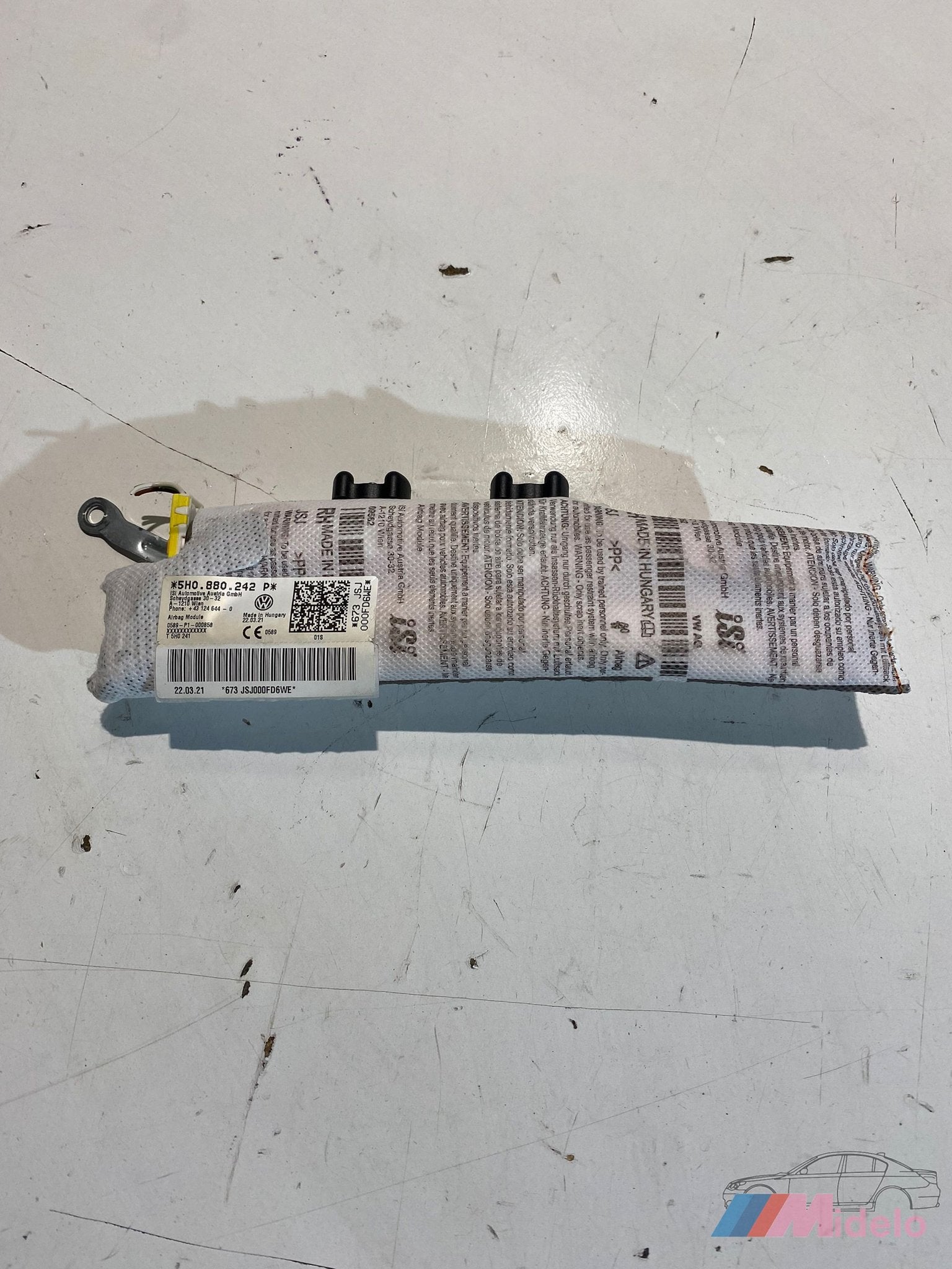 VW GOLF VIII STOEL AIRBAG 5H0880242P, Gebruikt, -, Volkswagen, -