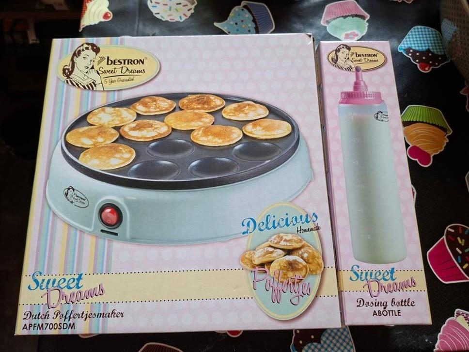 Bestron Sweet Dreams Poffertjesmaker met Doseerfles, Ophalen of Verzenden