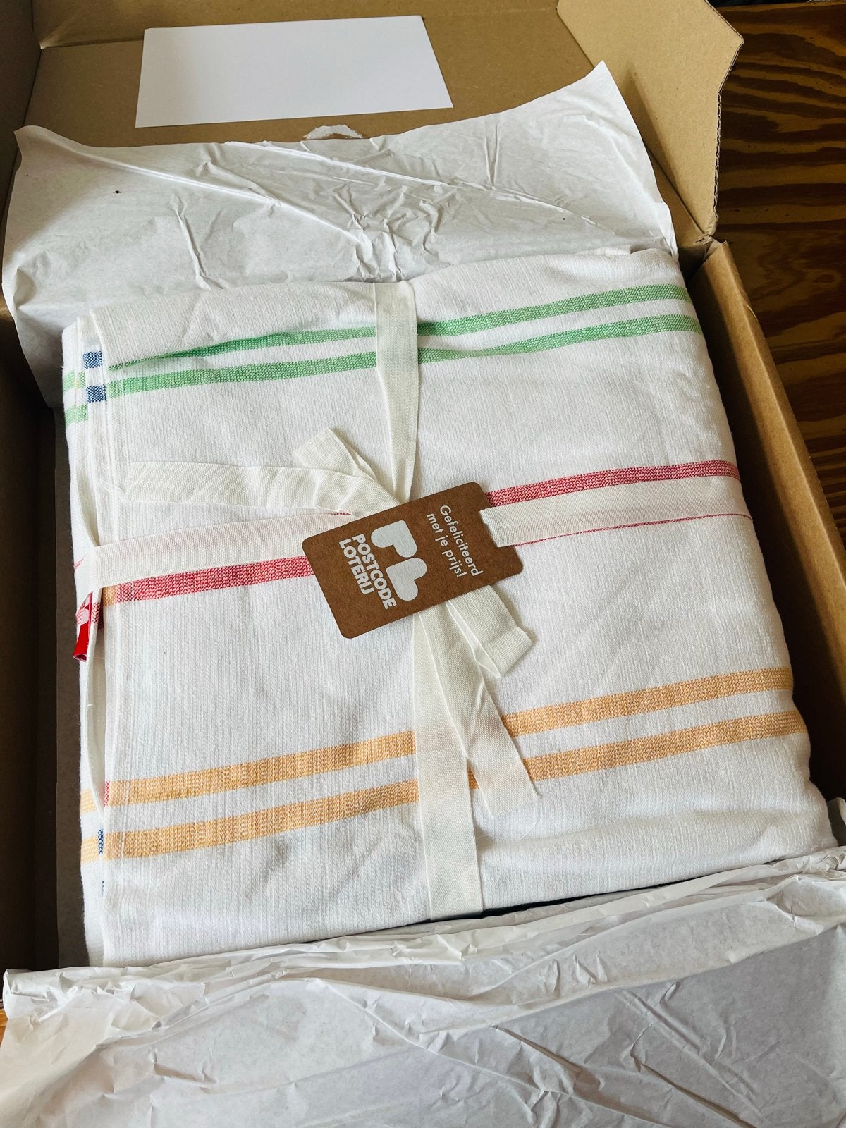2 Nieuwe Hamamdoeken Postcodeloterij - Strand, Sauna, Thuis, Ophalen of Verzenden, Nieuw, Handdoek