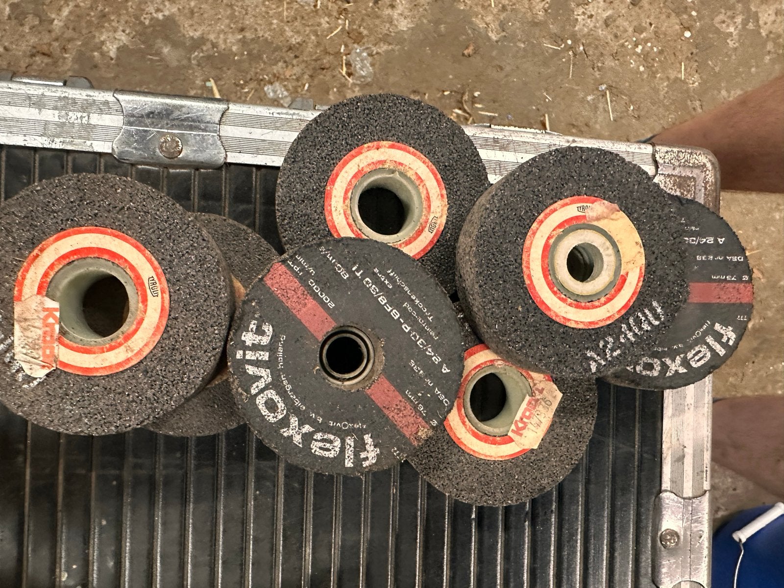 Lucht tol afbramer Ingersoll-Rand met Flexovit schijven, Ophalen of Verzenden, Gebruikt, Overige typen, Overige merken