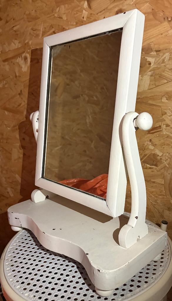 Antiek klapbaar spiegeltje, Antiek en Kunst, Antiek | Meubels | Kasten, Ophalen