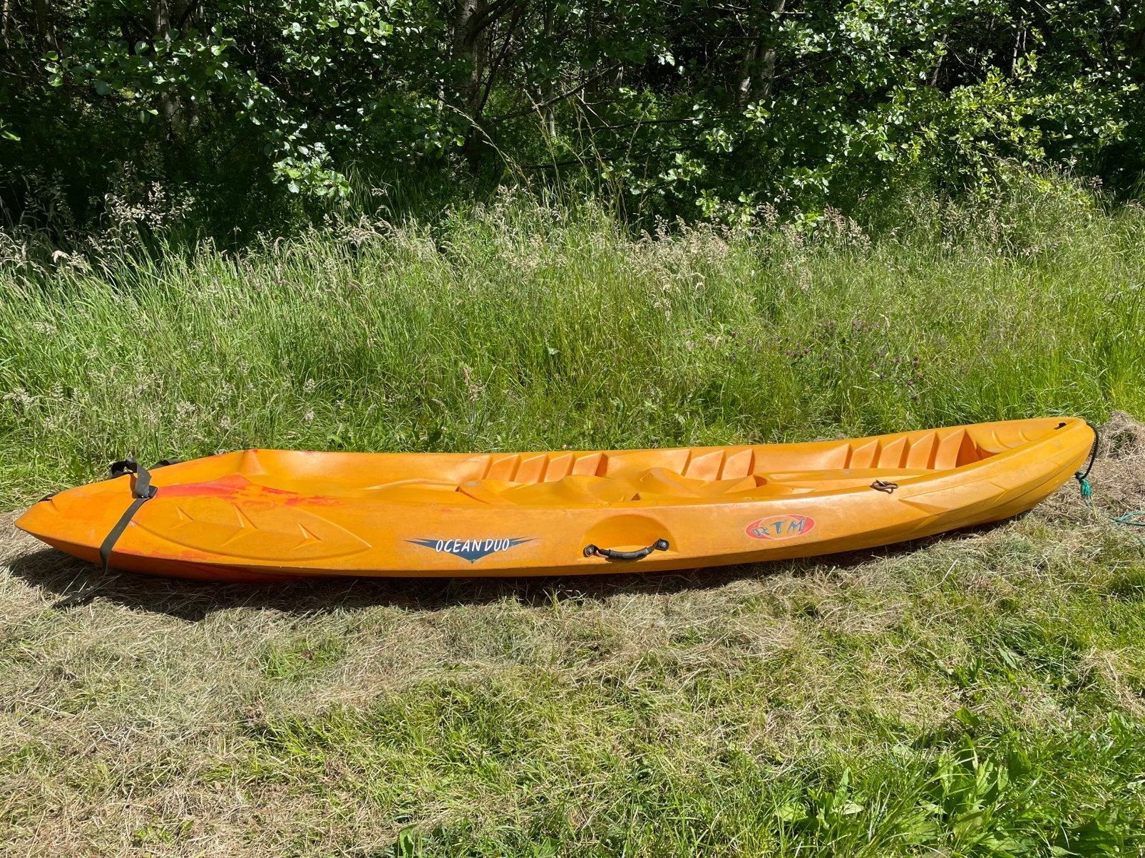 Twee ocean Duo kano’s 2 personen 1 kind, Ophalen, Gebruikt, Canadese kano of Open kano